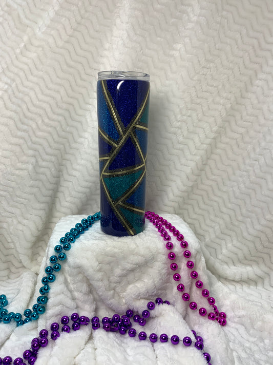 RTS {Stain Glass} 30 oz Skinny