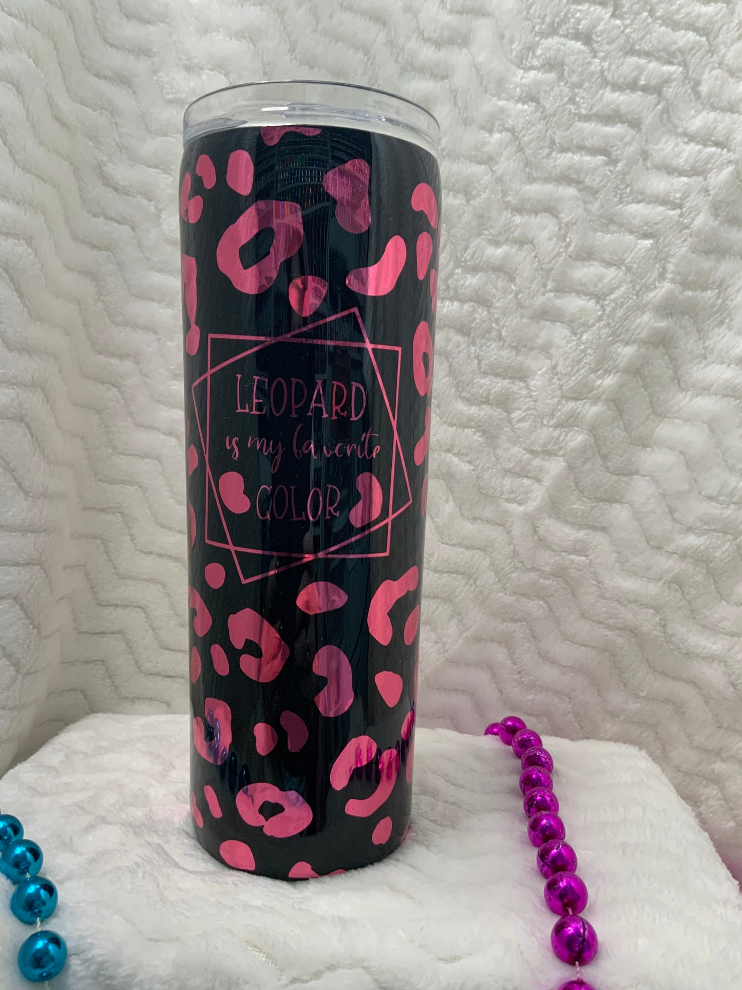 RTS {Pink leopard} 20 oz Skinny