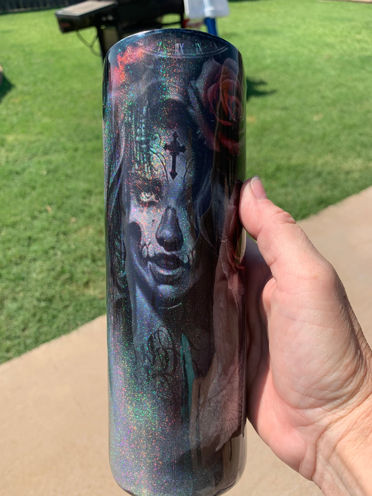 RTS {Tattoo tumbler} 20oz Skinny
